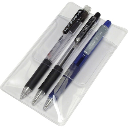 BAUMGARTENS Pocket Protectors, for Pen Leaks, 48/BX, Clear PK BAU46502